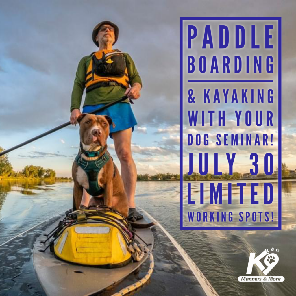 Paddle Boarding and Kayaking with Your Dog seminar. July 30, 2023